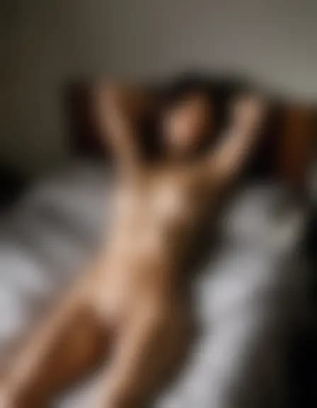 Avery experiencing an orgasm in a moonlit, messy bedroom.