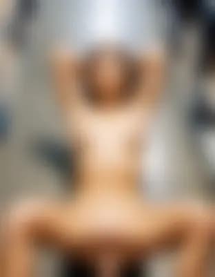 Abigail in missionary position, warehouse stockroom.