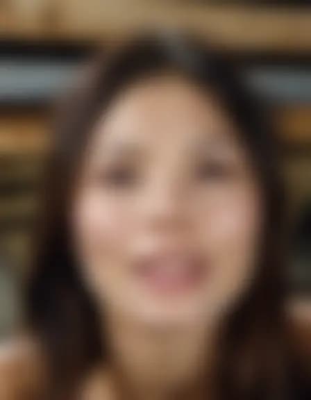 Avery's cumshot on face in abandoned garage, grim skylight.