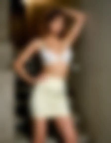 Abigail in a sterile stairwell.