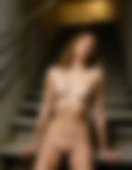 Abigail climaxes in a sterile, lit stairwell.